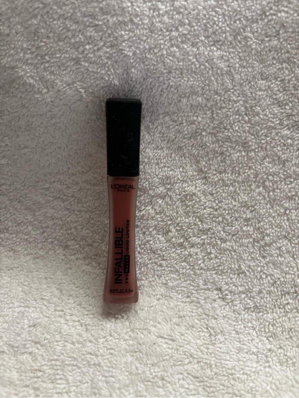 New L’Oréal infallible shade 352 shake down liquid lipstick